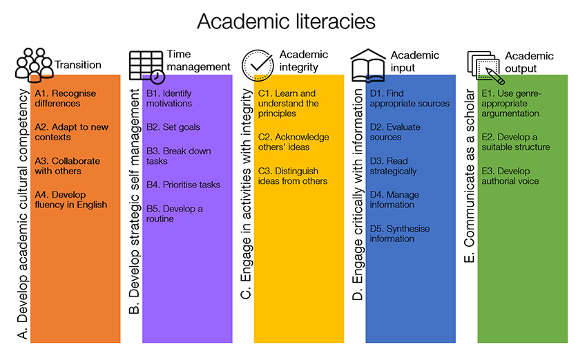 Academic literacies diagram